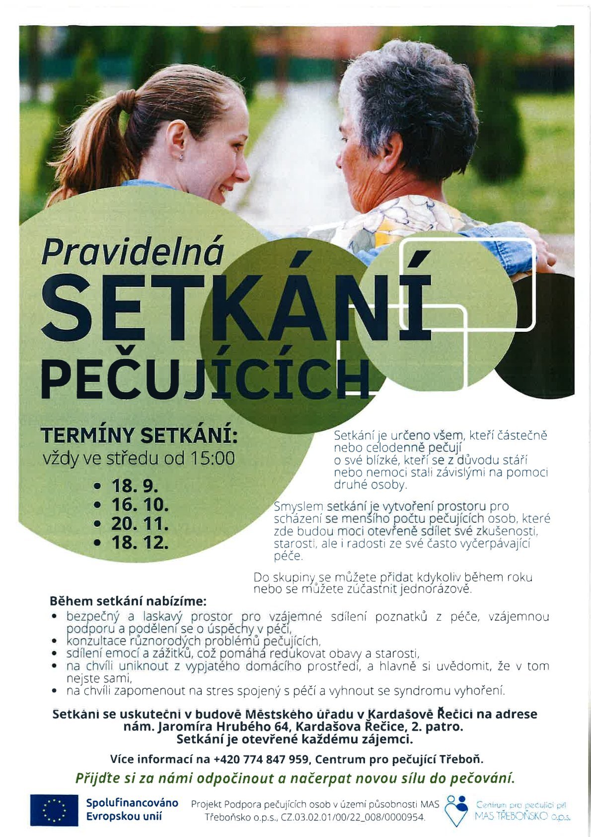 Centrum pro pečující - setkání pečujících